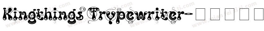 Kingthings Trypewriter字体转换